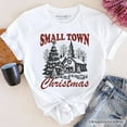 thumbnail image 6 of Small Town Christmas Vintage T‑Shirt, Rustic Winter Church Tee, 6 of 6