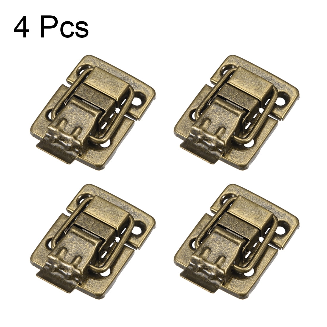 37mm x 30mm Metal Small Size Suitcase Hasp Catch Latch with Screws 2 Pcs 