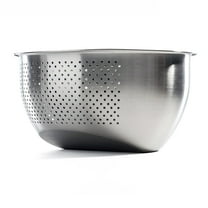 Stainless Steel Rice Washer Strainer Bowl | 304 Food-Grade Colander with Fine Drainage Holes | 6.29-Inch Kitchen Strainer for Rice, Pasta, Vegetables & Fruits