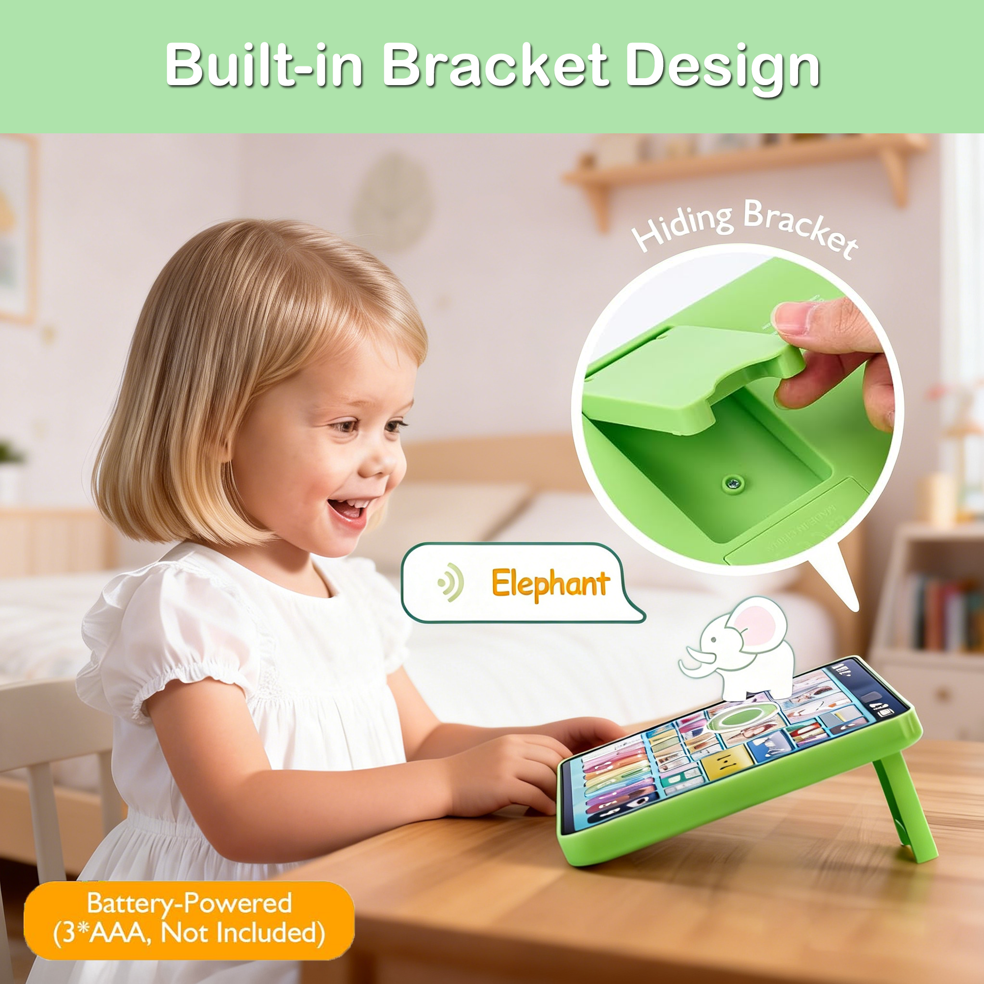 Richgv Trilingual Kids Learning Tablet photo 5