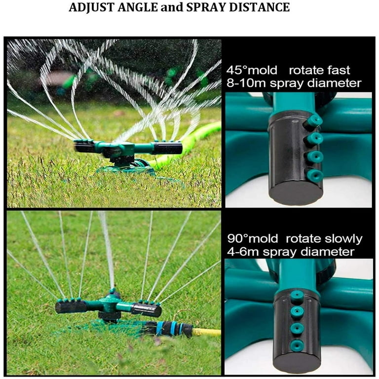 新品 ホックニー ハンカチ A Lawn Sprinkler WOVUU Lawn Sprinkler | Automatic Rotating Irrigation Water