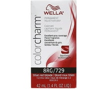 Wella Color Charm Liquid Haircolor 729/8RG Titian Red Blonde, 1.4 oz (Pack of 2)