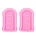 thumbnail image 1 of Non-stick Fondant Mould, Baking , Reusable 2pcs For Home Kitchen Accessory Decorating Baking Tool Pink, 1 of 8