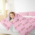 thumbnail image 4 of jejeloiu Happy New Year Queen Comforter Set,Christmas Nutcraker Soldier Bedding Sets,Girl Pink Bedding Comforter Set For Teens,Ultra Soft Home Decor Reversible,3pcs, 4 of 8
