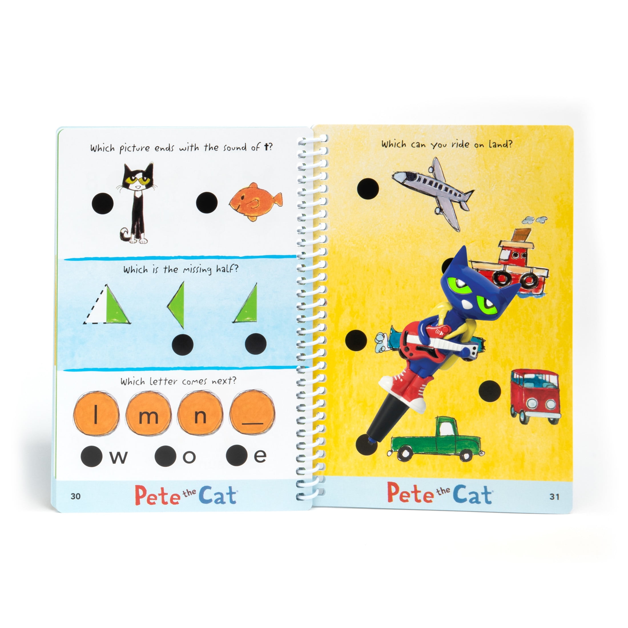 Educational Insights Hot Dots Jr. Pete The Cat Preschool Rocks Set with Interactive Pen, Kids Ages 3+