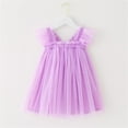 thumbnail image 5 of Posijego Toddler Baby Girls Mesh Dresses Layered Tulle Dresses Birthday Party Princess Dresses Size 0-8 Years, 5 of 6