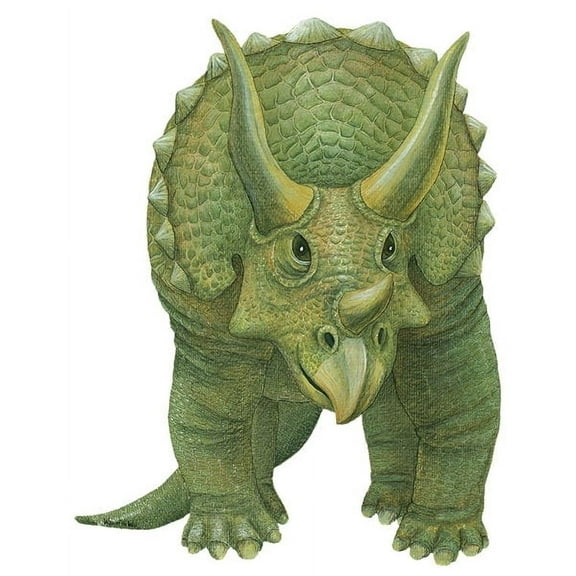 Walls of the Wild Triceratops Wall Decal Sticker side view