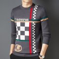 thumbnail image 4 of Suéter de cachemira de lujo de primera calidad para otoño e invierno, nuevo suéter de moda para hombre, suéteres suaves y cálidos, suéter navideño para hombre, 4 of 4