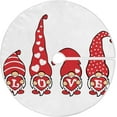 thumbnail image 1 of FMSHPON Valentine's Day Mother's Day Red Heart Love Xmas Christmas Tree Skirt Stand Mat for Holiday Party Decoration Indoor Outdoor 36 inches, 1 of 6