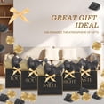 thumbnail image 5 of 5 Senses  Bags for Him Her Five Senses  Bags with Ribbon Handles Tissue Paper Petals Black  Bag for Birthday Anniversary,Wedding,Valentine's Day, 5 of 6