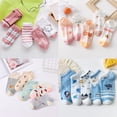 thumbnail image 4 of Multicolor Socks 5 Pairs Print Socks for Women Men Girls Series Print Colorful Pattern Novelty Cute Unisex Socks, 4 of 5