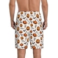 thumbnail image 2 of Mens Pajama Pants - Bat Halloween Pumpkin Sleep Shorts Mens Pajama Shorts, Comfy Pj Pants for Mens Lounge Shorts, 2 of 5