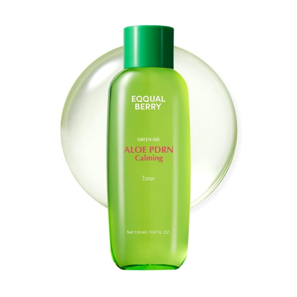 Tónico EQQUALBERRY Aloe PDRN, calmante para piel sensible, 150 ml