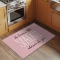 thumbnail image 2 of Pink Entryway Rug 2'x3'&nbsp; Non Slip Front Door Mats, She Leaves A Little SPARKLE Wherever She Goes Entrance Rugs Indoor Outdoor Carpet, Washable Floor Mats Small Area Rug for Bedroom Kitchen, 2 of 8