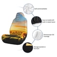 thumbnail image 6 of Pofeuu Beautiful Golden Sunflower Field Print Automotive Car Seat Covers Flat Cloth Full Set Seat Covers,Car Seat Covers front seats for Cars Trucks and SUVs-2 PCS, 6 of 9