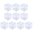 thumbnail image 3 of 10 X Mini Estuche de Exposición Acrílico Caja de Dulces Duradera a Prueba de Polvo Almacenamiento Multiusos Cubo Organizador Transparente para Juguete 33x33x33 cm, 3 of 8