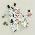 thumbnail image 2 of Animal Kingdom Print Button Romper Jumpsuit, 2 of 5