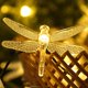 thumbnail image 3 of Cadena de luces solares con forma de libélula SmilingTown, 30 LED, 6,4 m, para exteriores, 3 of 8