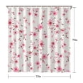 thumbnail image 5 of Waterproof Beautiful Colorful Floral Shower Curtain 72x72 Inch Boho Style Polyester Unique Shower Curtain for Bathroom Hotel Home Decor with 12 Plastic Hooks, 5 of 5