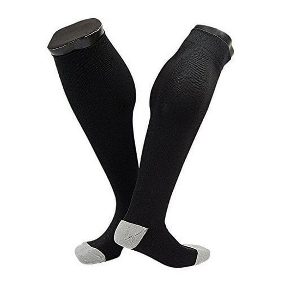 Lovely Annie Men's 1 Pair Knee High Sports Socks Size M XL0022-01Black