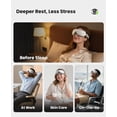 thumbnail image 3 of Bob and Brad Eye Massager EyeOasis 2 Heated Eye Mask for Migraines with Music, Smart Migraine Massager Warm Compress for Migraines, Dry Eyes, and Eye Strain Relief, 3 of 10