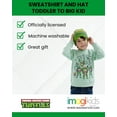 thumbnail image 2 of Teenage Mutant Ninja Turtles Donatello Raphael Leonardo Fleece Sweatshirt and Hat Toddler to Big Kid, 2 of 5