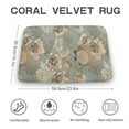 thumbnail image 2 of Floral Doormat, Ornate Vintage Peonies Bird Doormat,Cute Flowers Doormat, Welcome Doormat, Home Decor, Fun Welcome Mat,Indoor Doormat,Front Back Door Mat 17”x30”, 2 of 7