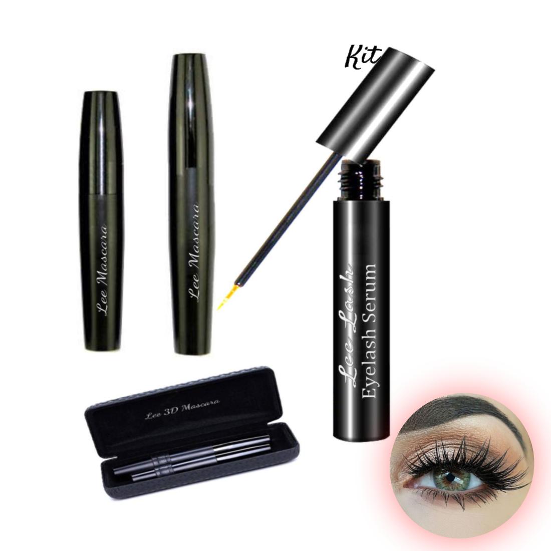 3D Mascara & Eyelash Serum Kit Longer Thicker Stronger