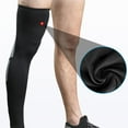thumbnail image 5 of QHUDLV Knee Support Brace Compression Long Full Leg Sleeve Gym Running Sports T2Q9, 5 of 8