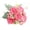 A004- d, variant on Artificial Persian Rose Bouquet with 5 Large Blooms and 4 Buds, 12.6 Inches, Light Pink, for Wedding Table Decor, Faux Flower Arrangement