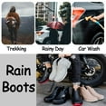 thumbnail image 6 of AUXDIQ Rain Boots Men Short Ankle Waterproof Rain Shoes Outdoor Garden Shoes, 6 of 6