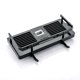 thumbnail image 1 of Botellas de ducha de plástico Almacenamiento de estantes antideslizantes Estante libre con soporte de gancho colgante Canasta Organizador Accesorios para el hogar Negro, cuadrado Guardurnaity HA009961-04B, 1 of 6