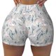 thumbnail image 2 of Balery white Moose winter tree Pantalones cortos de entrenamiento estampados para mujer, sin costuras, ajustados, para gimnasio, yoga, correr, deportes, ejercicio activo, fitness.-Medium, 2 of 8