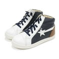 thumbnail image 2 of Old Soles Boys Shoot High Shoes, Navy \ Snow,33 EU (1.5 US) M US, 2 of 7