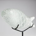 thumbnail image 2 of Cyan Design 10034 Grouper Glass And Iron Fish Statue - Frosted Ice, 2 of 3