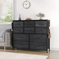 thumbnail image 2 of Dresser for Bedroom, 10-Drawer Dresser with Wood Tabletop for Bedroom, Kids Room, Closet, Hallway, Entryway (Charcoal Black), 2 of 8