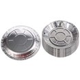 thumbnail image 1 of 50 Pieces Baking Pans with Clear Lids Freezer Fryer Liner Pizza Bread Trays Reheating Containers Flan Plates Kitchen Cookware 6-Inch Deep, 1 of 9