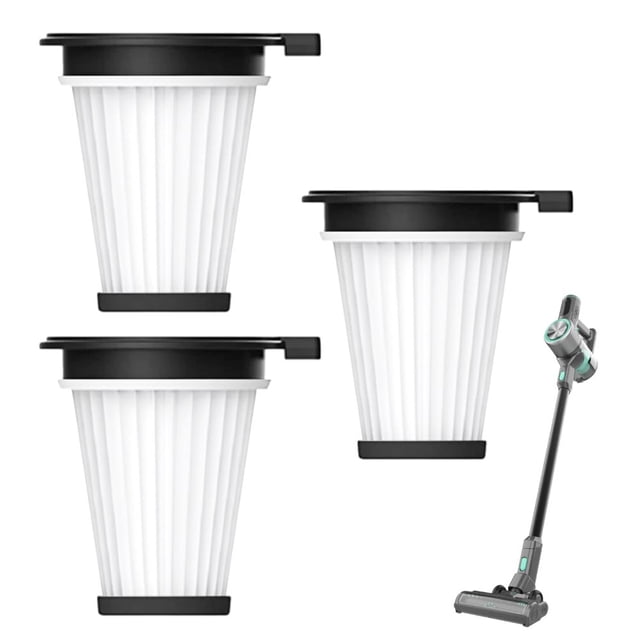 DEBGFS 3/6 Packs Filtre pour Aspirateur Sans Fil Wyze WCLVAC 24 Kpa Kit de Filtre Lavable et Réutilisable, 3 Packs