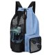 thumbnail image 1 of Swim Bag Mesh Drawstring Backpack for Swimming, Gym, Pool, Blue, 1 of 5