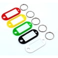 thumbnail image 4 of Paquete de 100 etiquetas para llaves para etiquetar, etiquetas para llaves que se pueden etiquetar con anilla, etiquetas de plástico reemplazables, 4 of 5