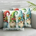 thumbnail image 3 of COMIO Hello Spring Throw Pillow Covers Gnome Blue Truck Flower Floral Home Sweet Home Summer Outdoor Farmhouse Decorations Decorative Throw Pillows Cases for Couch Sofa Decor, 3 of 5