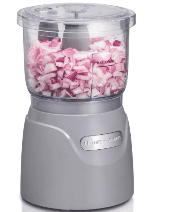 Hamilton Beach 3-Cup Stack and Press Food Chopper - Gray