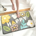 thumbnail image 2 of Grrvtrz Moss Rug Floral Area Rugs Flowers Bathroom Rug Mat Extra Thick and Absorbent Bath Rugs Non-Slip Soft Bath Carpet Wash Dry Bathroom,Bathroom Decor,Bathroom Accessories, 2 of 6