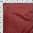 thumbnail image 3 of oneOone Georgette Viscose Red Fabric Floral Sewing Fabric By The Yard Printed Diy Clothing Sewing Supplies 42 Inch Wide, 3 of 5