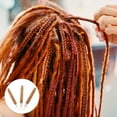 thumbnail image 4 of Raindrops 3pcs Dreadlock Crochet Hook Set Bamboo Handle Loc Needle Hair Dreads Crochet Needle Tool for Locs Braid Craft, 4 of 8
