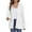 White, variant on Hipattires Cotton Jackets for Women Cardigans Zipper Casual Fall Lightweight Soft Womens Jackets Breathable