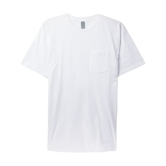 Ma Croix Mens Durable Workwear Premium Pocket Tee Cotton Short Sleeve T-Shirt