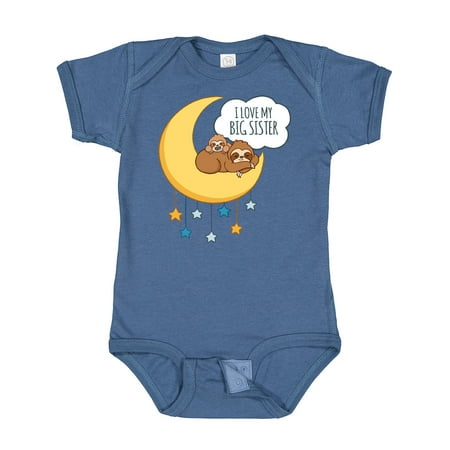 

Inktastic I Love My Big Sister Gift Baby Boy or Baby Girl Bodysuit