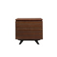 thumbnail image 3 of Furnitech Tango 24" Mid-Century Solid Wood End Table in Cognac Black, 3 of 5