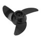 thumbnail image 3 of Hélice De Repuesto, Plástico De Ingeniería, Negro, Duradero, Portátil, Diseño Engrosado, Velocidad Creciente Para Motores De 12 V Anggrek Otros, 3 of 8